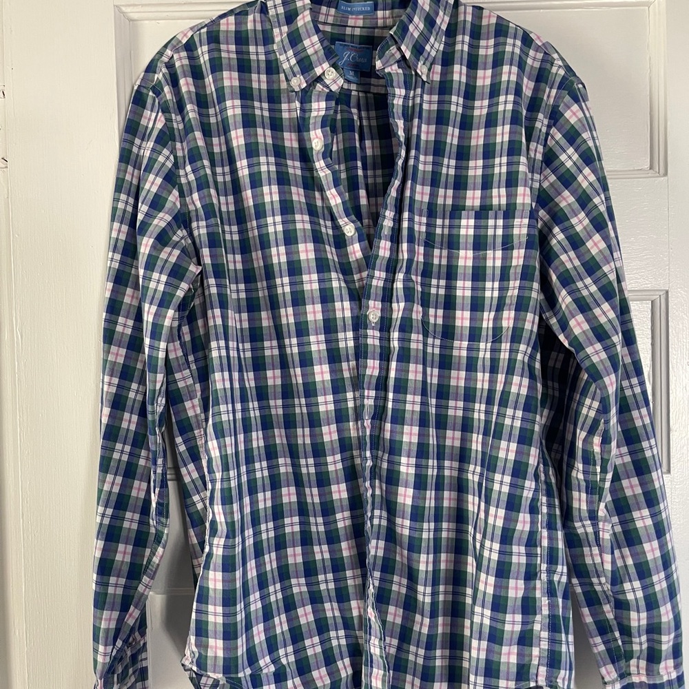 J. Crew Multicolor Plaid Button Down Shirt